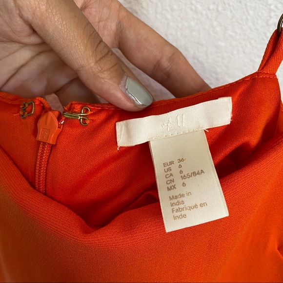 H&M orange dress - Picture 5 of 12